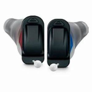 Earcanhear Battery-Powered Hearing Aids – Lightweight, Low-Noise, Portable Design (Black)